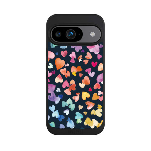 Google Pixel 9 NIVOpure Coeurs de la Saint-Valentin noirs