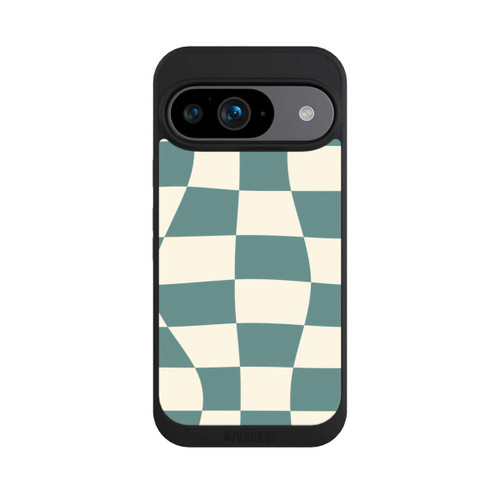 Google Pixel 9 NIVOpure Schachbrett Petrol