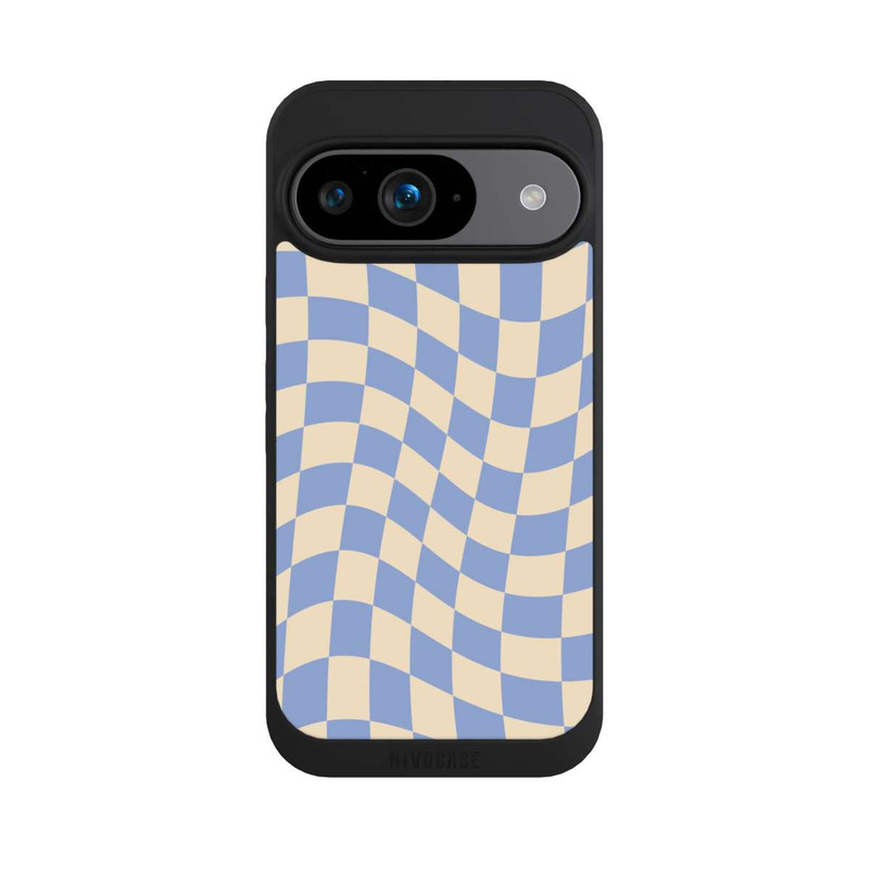 Pixel 9 NIVOpure Schachbrett Blau