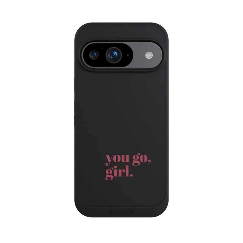 Pixel 9 NIVOpure You Go Girl Rosa Transparent