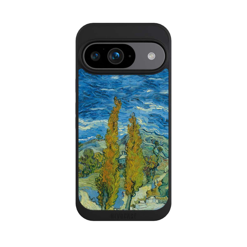 Pixel 9 NIVOpure Two Poplars in the Alpilles near Saint-Rémy by Van Gogh