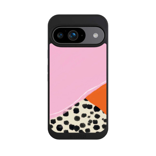 Google Pixel 9 NIVOpure Rosa und Orange Gepunkteter Hintergrund