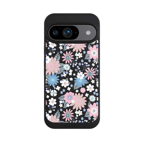 Google Pixel 9 NIVOpure Wildflower Pattern Illustration Pastell Transparent