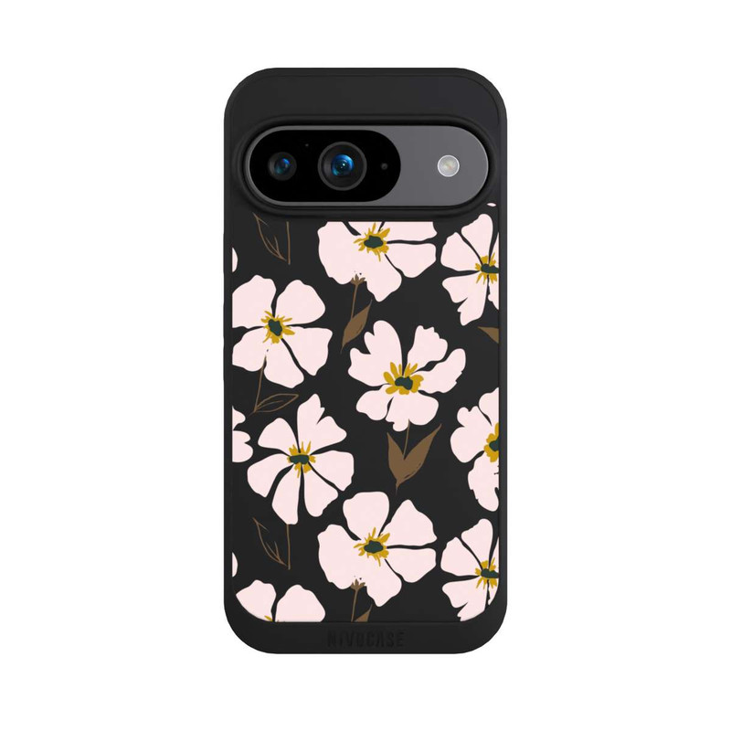 Pixel 9 NIVOpure Simple Pastell Flowers Rose Transparent