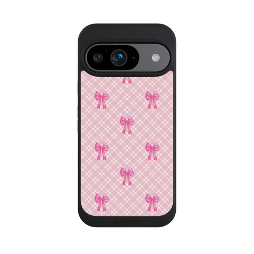 Google Pixel 9 NIVOpure Pink Bows and Plaid Pattern