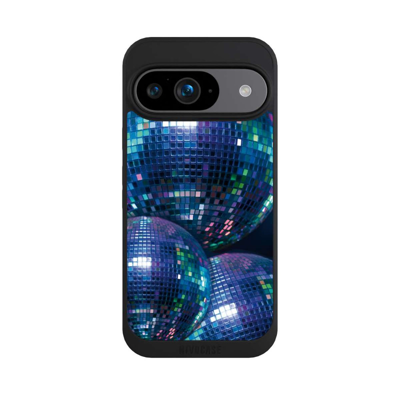 Pixel 9 NIVOpure Disco Ball Blue Black Partytime with KI
