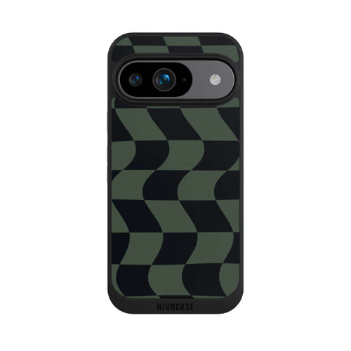 Google Pixel 9 NIVOpure Checked Pattern Green Black