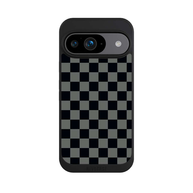 Pixel 9 NIVOpure Schachbrett Schwarz Grau