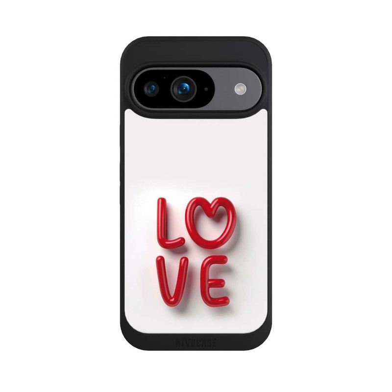 Pixel 9 NIVOpure Love Statement Red with AI