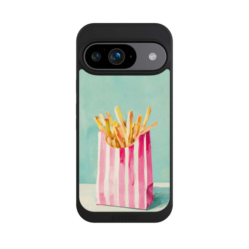 Pixel 9 NIVOpure Retro Pommes Blau Watercolor