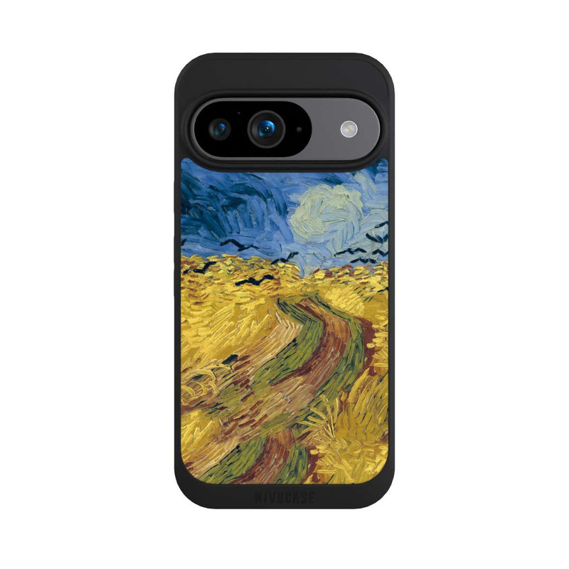 Pixel 9 NIVOpure Wheatfield with Crows by Vincent van Gogh
