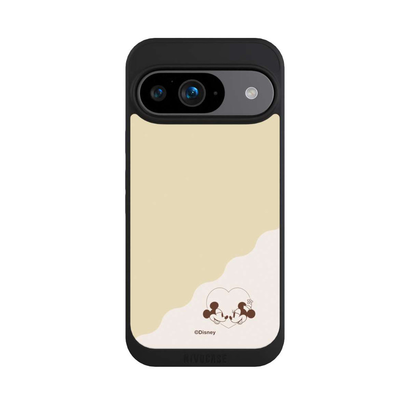 Pixel 9 NIVOpure Mickey and Minnie Love Heart Beige