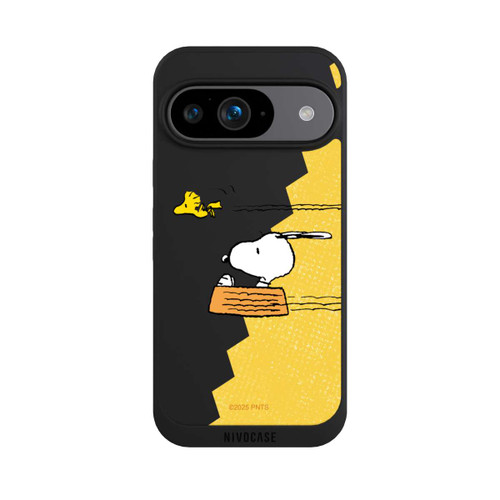 Google Pixel 9 NIVOpure Peanuts-Snoopy und Woodstock Transparent