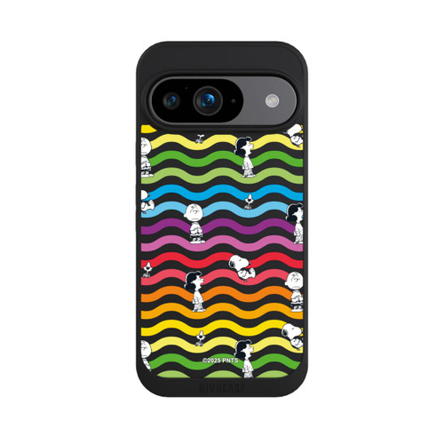 Google Pixel 9 NIVOpure Snoopy Pattern Rainbow Transparent