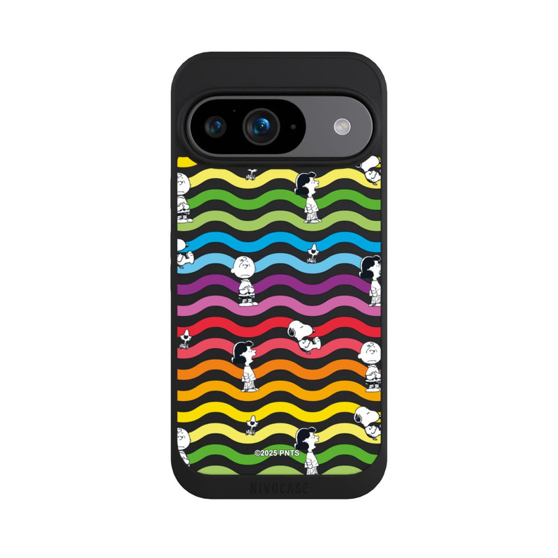 Pixel 9 NIVOpure Snoopy Pattern Rainbow Transparent