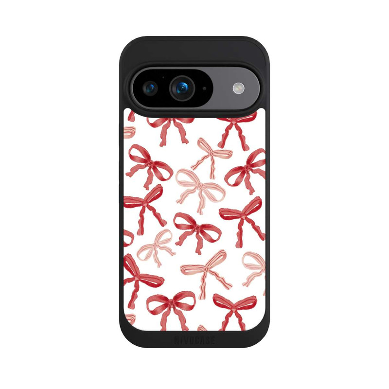 Pixel 9 NIVOpure Red Bows Pattern