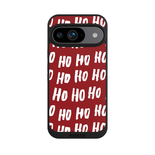 Google Pixel 9 NIVOpure Ho Ho Ho Christmas Red Pattern