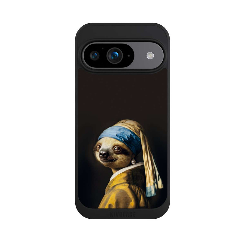 Pixel 9 NIVOpure Faultier mit dem Perlenohrring