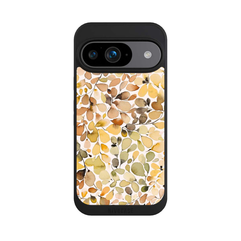 Pixel 9 NIVOpure Eukalyptus Aquarellblätter Braun Herbst