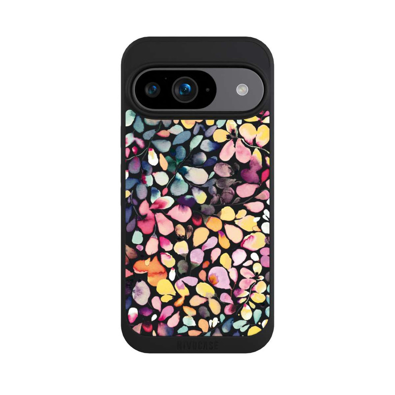 Pixel 9 NIVOpure Eucalyptus Watercolor Leaves Black