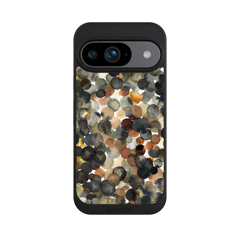 Pixel 9 NIVOpure Watercolor Dots Brown Pattern