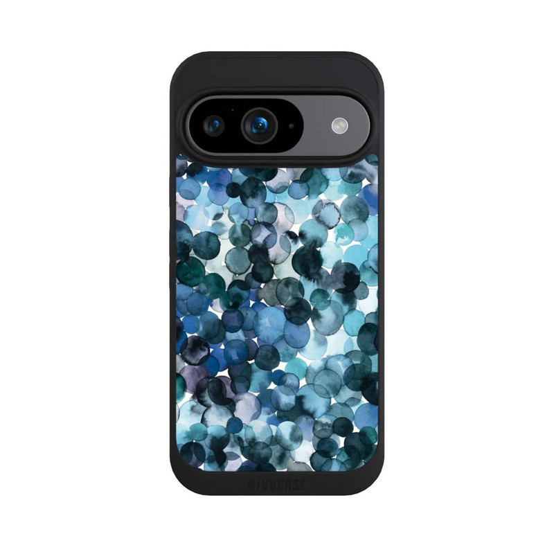 Pixel 9 NIVOpure Watercolor Dots Blue Pattern