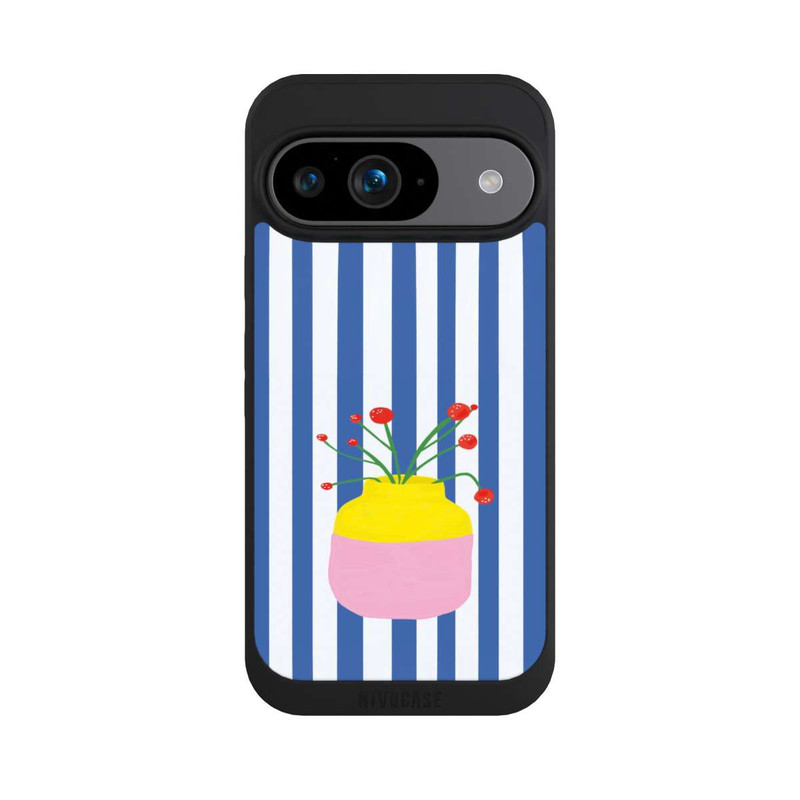 Pixel 9 NIVOpure Colorful Vase Blue Stripes