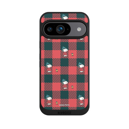 Google Pixel 9 NIVOpure Peanuts Red Tartan Pattern