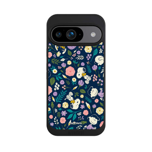 Google Pixel 9 NIVOpure Peanuts Dark Flower Pattern