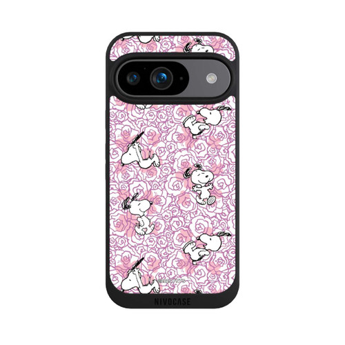 Google Pixel 9 NIVOpure Peanuts Pink Roses Pattern