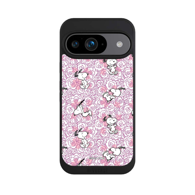 Pixel 9 NIVOpure Peanuts Pink Roses Pattern