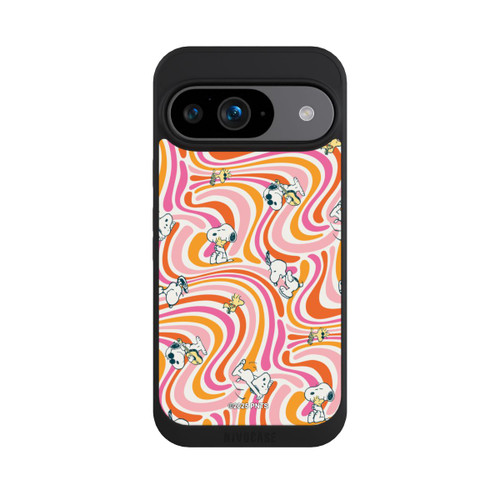 Google Pixel 9 NIVOpure Peanuts Hippie Pattern Orange