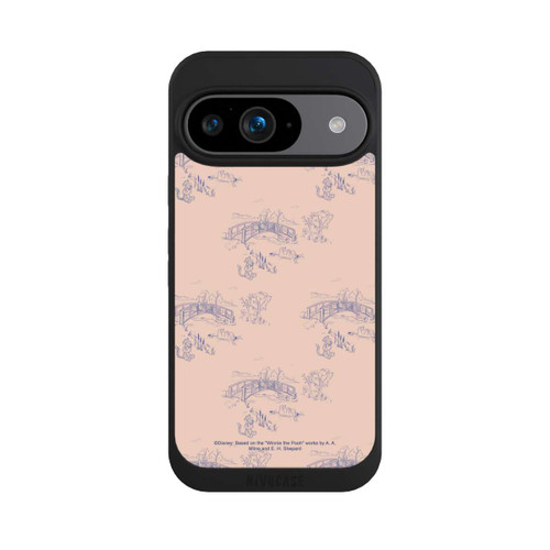 Google Pixel 9 NIVOpure Winnie Puuh Keramik Muster Brücke Pink