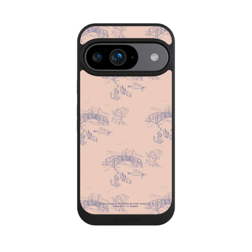 Google Pixel 9 NIVOpure Winnie the Pooh Retro Pattern Bridges Pink