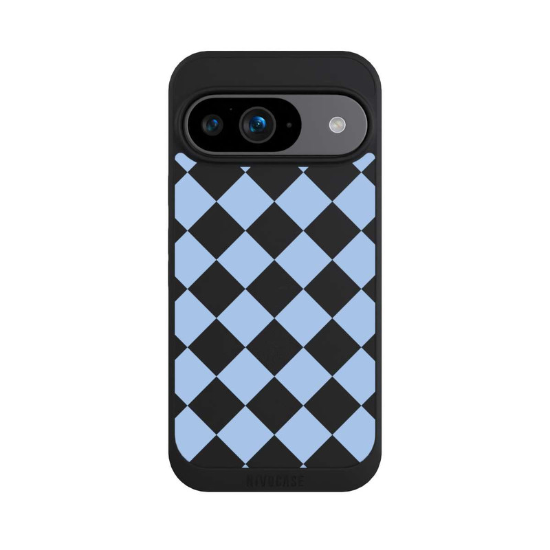 Pixel 9 NIVOpure Checked Pattern Light Blue without Background