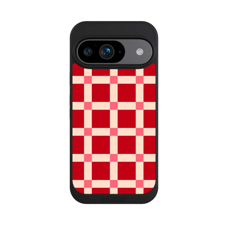 Pixel 9 NIVOpure Big Red Checked Pattern