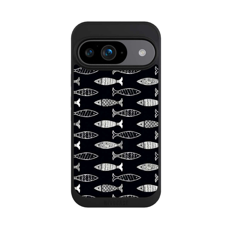 Pixel 9 NIVOpure Black Fishy Theme