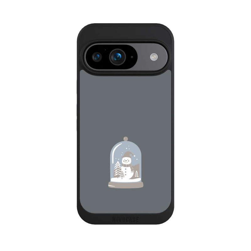 Pixel 9 NIVOpure Minimalist Snow Globe with Snowman