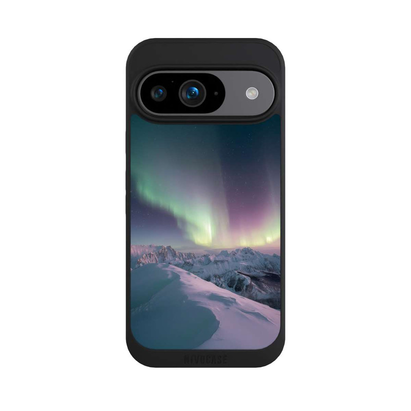 Pixel 9 NIVOpure Aurore Boréale Magique avec IA