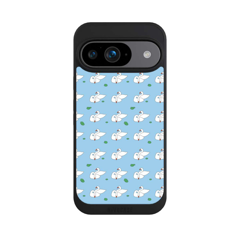 Pixel 9 NIVOpure Entenmuster Blauer Teich