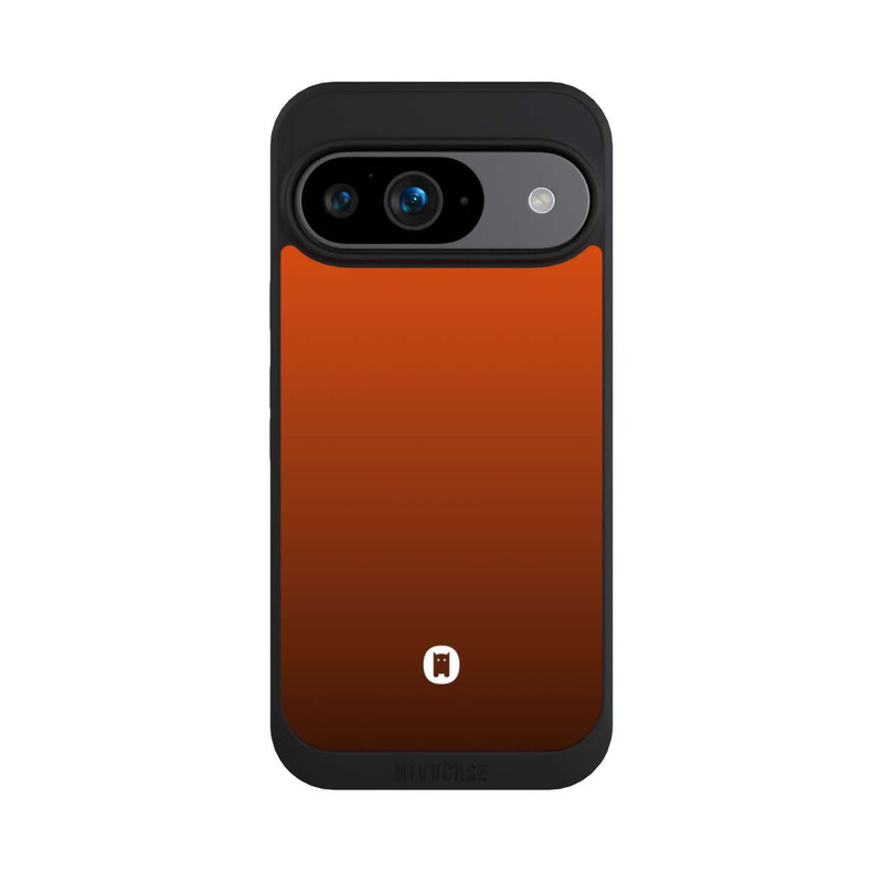 Pixel 9 NIVOpure Nivocase Farbverlauf Orange Schwarz