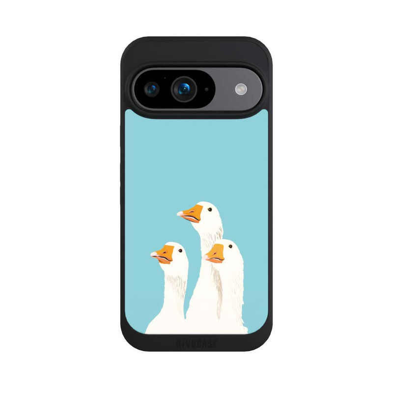 Pixel 9 NIVOpure Three Geese Light Blue with AI