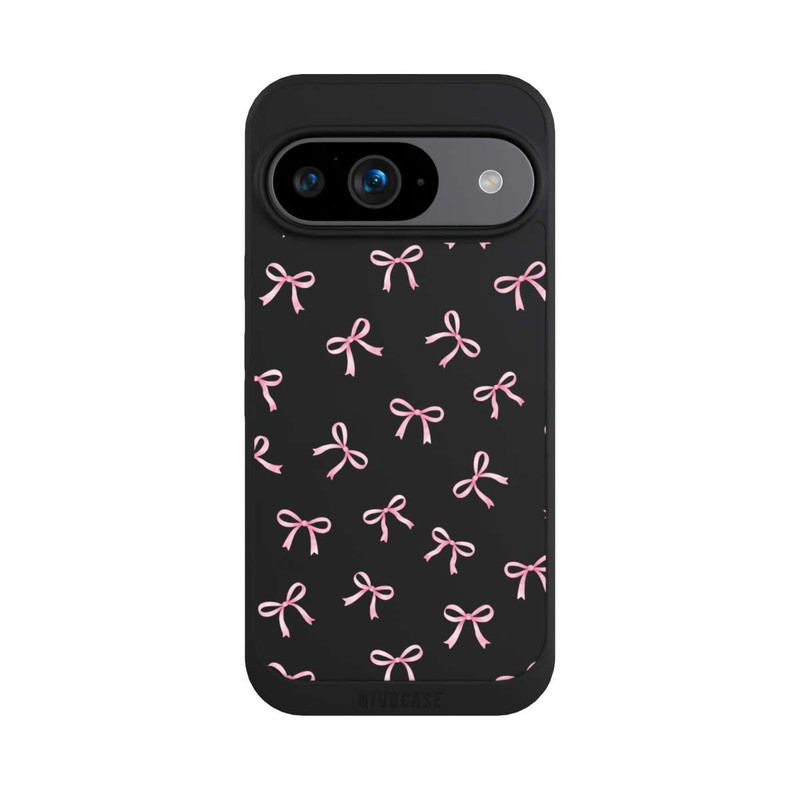 Pixel 9 NIVOpure Rosa Schleifen transparent mit KI