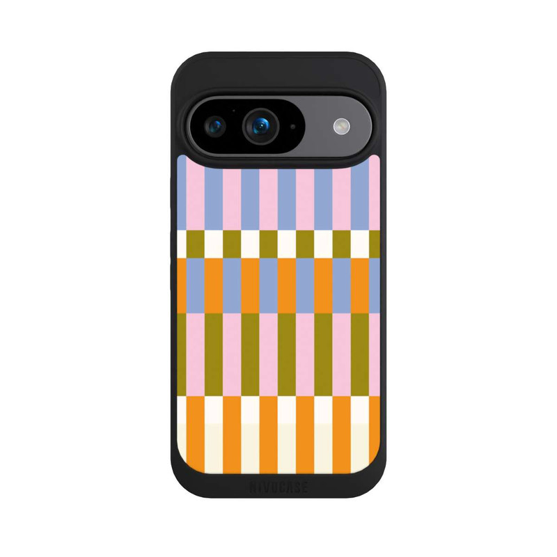 Pixel 9 NIVOpure Thème à Carreaux Colorés et Audacieux