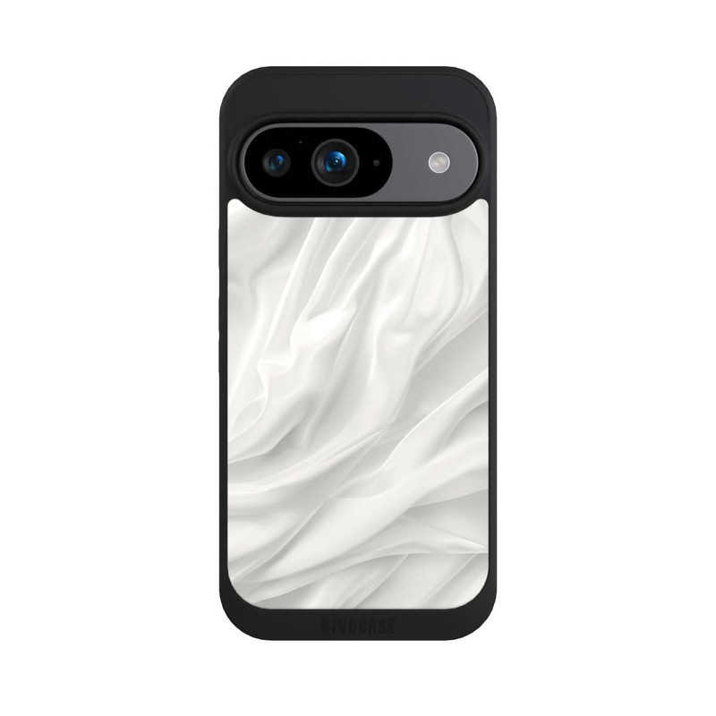 Pixel 9 NIVOpure White Satin Smooth Texture With AI