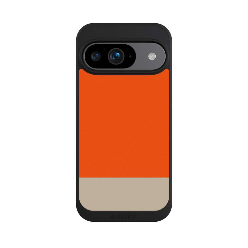 Pixel 9 NIVOpure Combinaison de Couleurs Orange et Beige