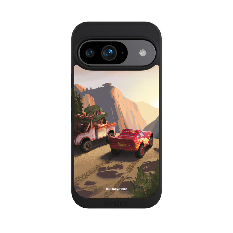 Pixel 9 NIVOpure Disney Pixar Cars Sunset Lightning McQueen and Mater