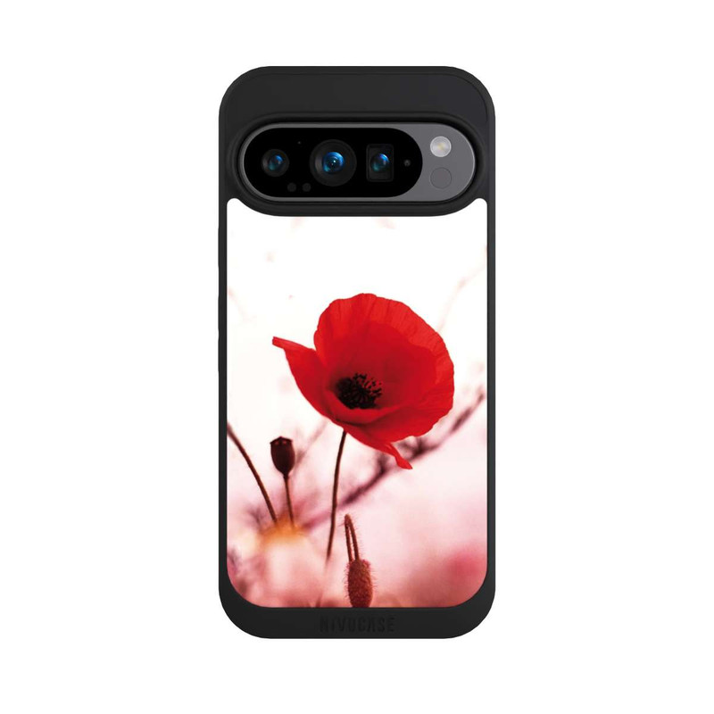 Pixel 9 Pro NIVOpure Rote Mohnblumen