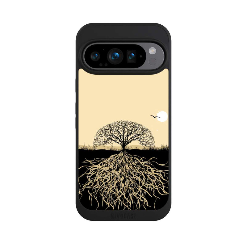 Pixel 9 Pro NIVOpure Wurzeln eines Baumes