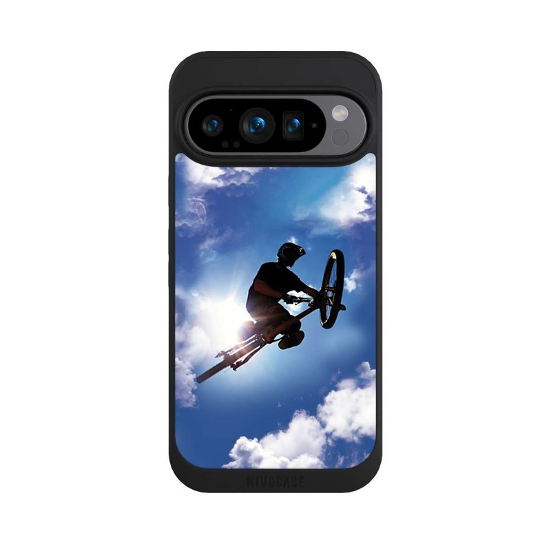 Pixel 9 Pro NIVOpure Flying so High with my Bike in the Sky